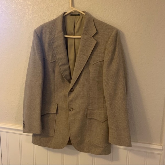 Vintage LEVI’S tweed look western sports  blazer jacket coat - Picture 1 of 13